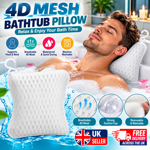 Mesh bathtub pillow bath - pillow,