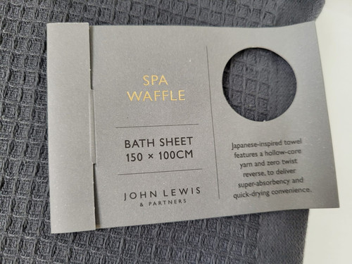 John lewis spa waffle bath - spa,