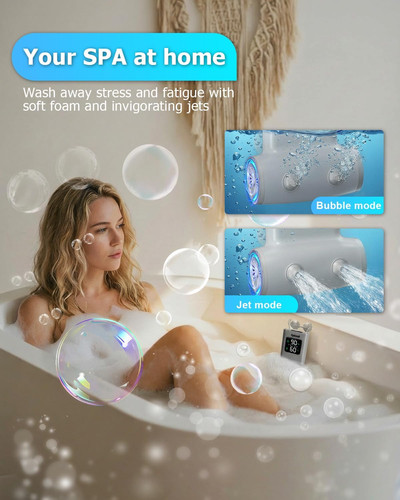 Upgraded bubble jet tub - upgraded,